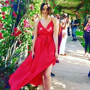 Brand new red prom dress